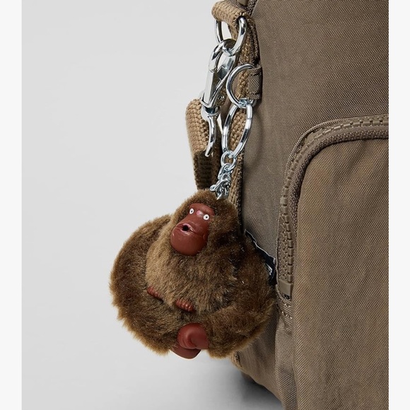 New Backpack  Kipling Firefly Up, Beige (True Beige) three pockets backpack - Picture 3 of 15